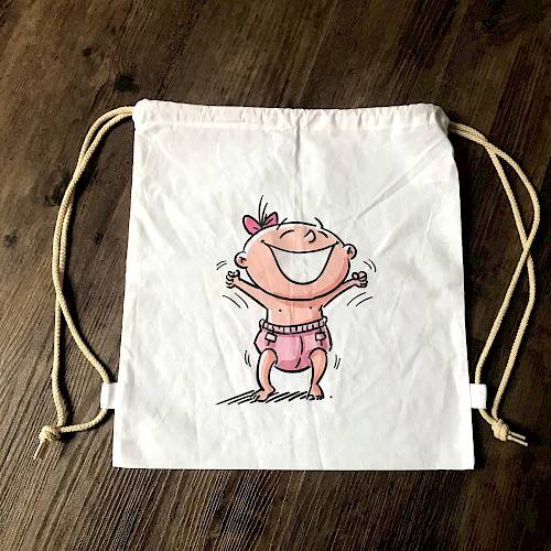 Baby-Olympiade Turnbeutel (Cover-Motiv)